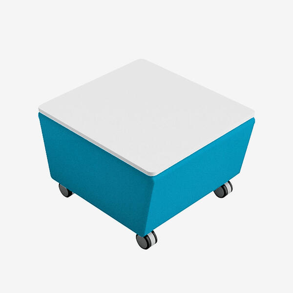Smart Softies™ Square Ottoman Writeable Table